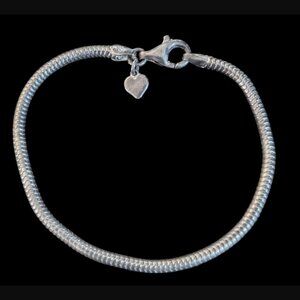 Michael Anthony 925 Sterling Silver Size 7 Rope Bracelet